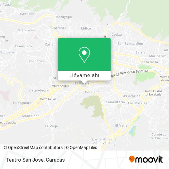 Mapa de Teatro San Jose