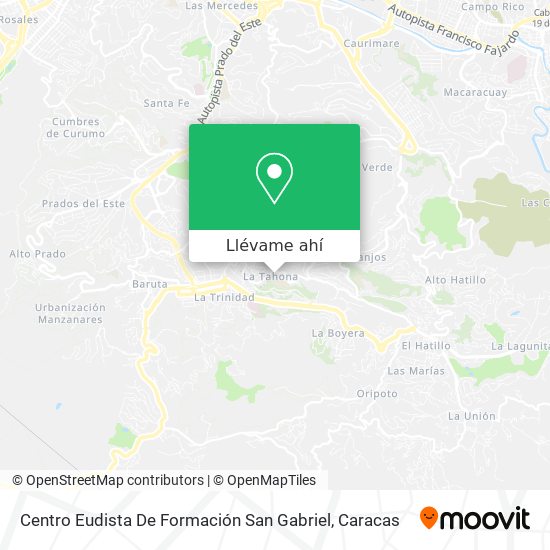 Mapa de Centro Eudista De Formación San Gabriel