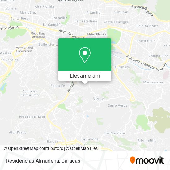 Mapa de Residencias Almudena