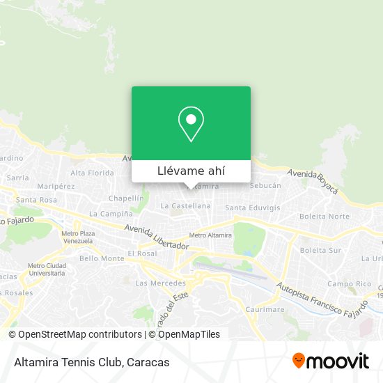 Mapa de Altamira Tennis Club