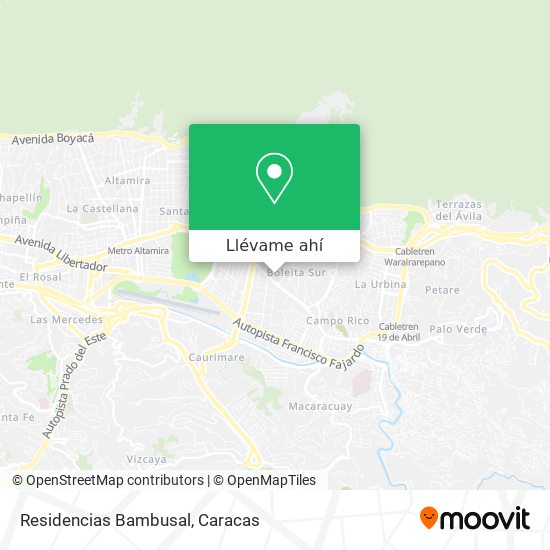 Mapa de Residencias Bambusal