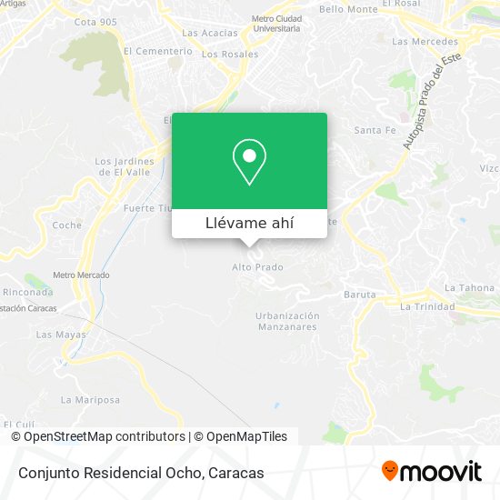 Mapa de Conjunto Residencial Ocho