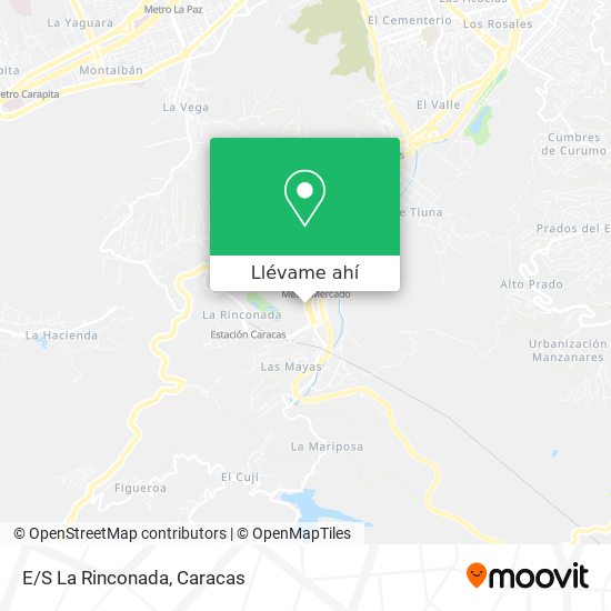 Mapa de E/S La Rinconada
