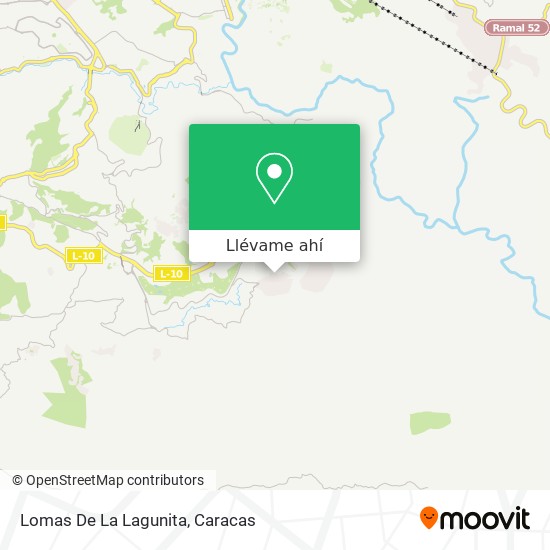 Mapa de Lomas De La Lagunita