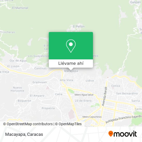 Mapa de Macayapa