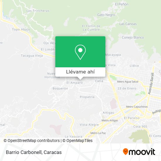 Mapa de Barrio Carbonell