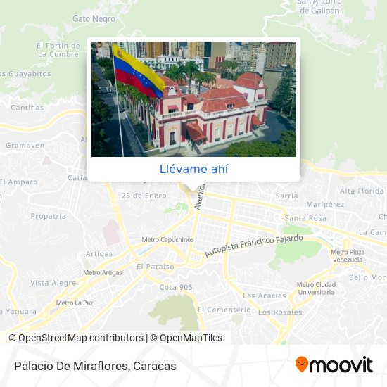 Mapa de Palacio De Miraflores