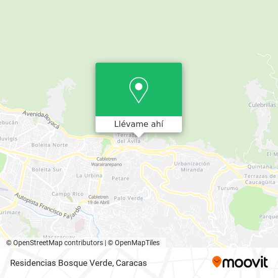 Mapa de Residencias Bosque Verde