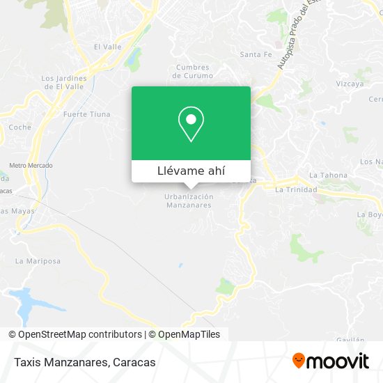 Mapa de Taxis Manzanares