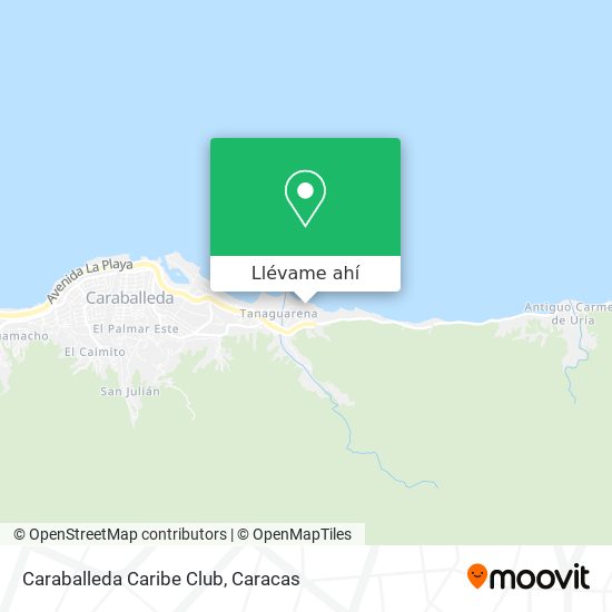 Mapa de Caraballeda Caribe Club