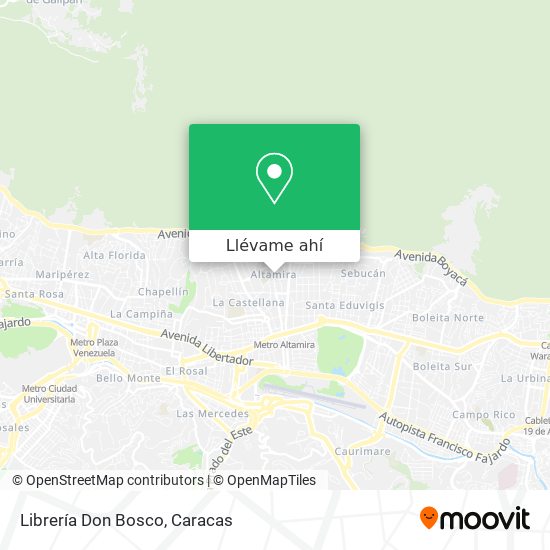 Mapa de Librería Don Bosco