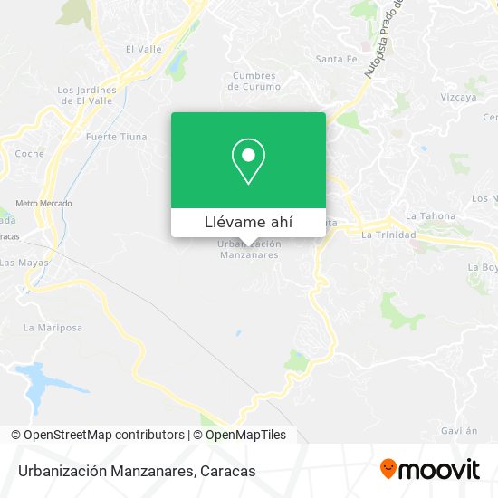 Mapa de Urbanización Manzanares
