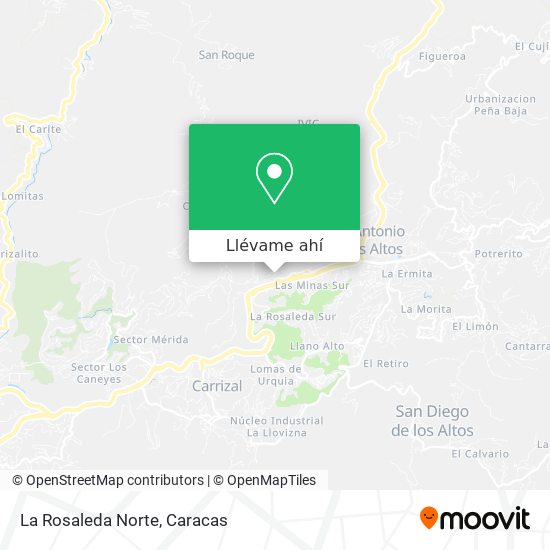 Mapa de La Rosaleda Norte