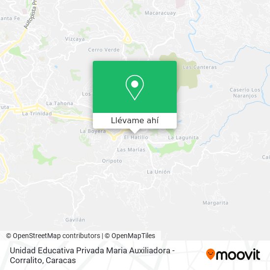 Mapa de Unidad Educativa Privada Maria Auxiliadora - Corralito