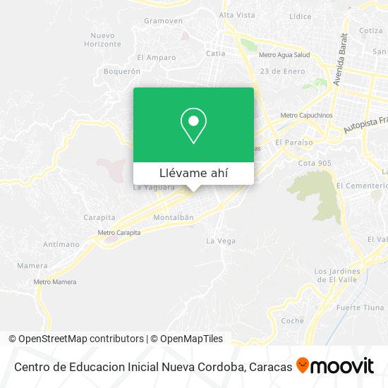 Mapa de Centro de Educacion Inicial Nueva Cordoba