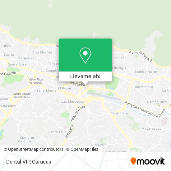 Mapa de Dental VIP