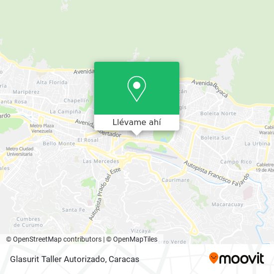 Mapa de Glasurit Taller Autorizado