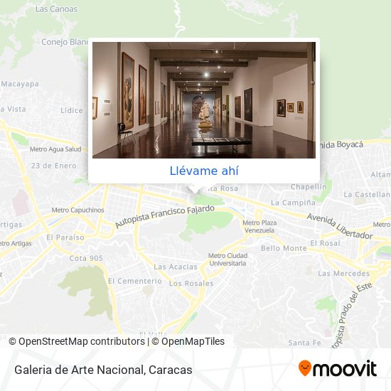 Mapa de Galeria de Arte Nacional