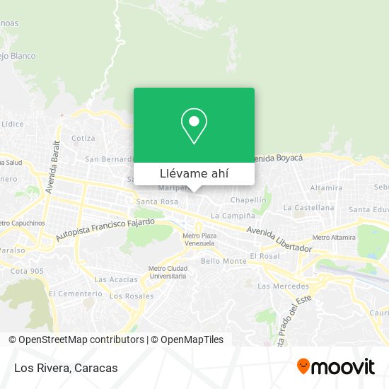 Mapa de Los Rivera