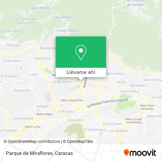 Mapa de Parque de Miraflores