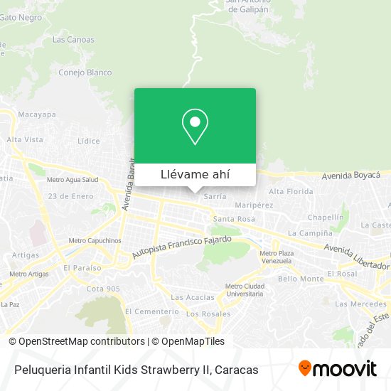 Mapa de Peluqueria Infantil Kids Strawberry II