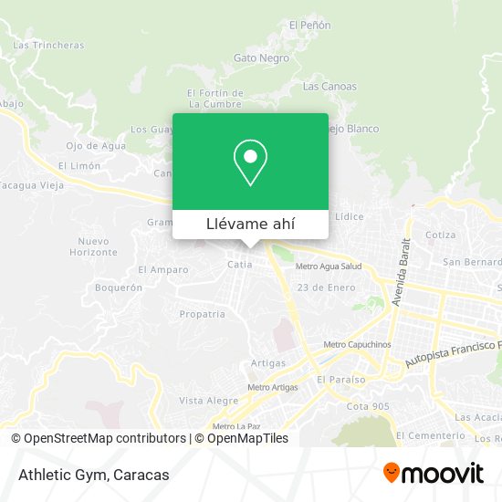 Mapa de Athletic Gym