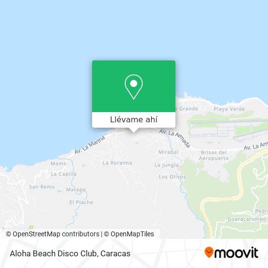 Mapa de Aloha Beach Disco Club