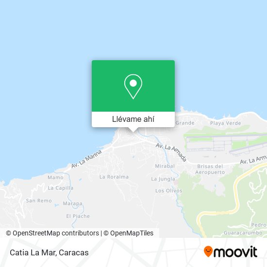 Mapa de Catia La Mar