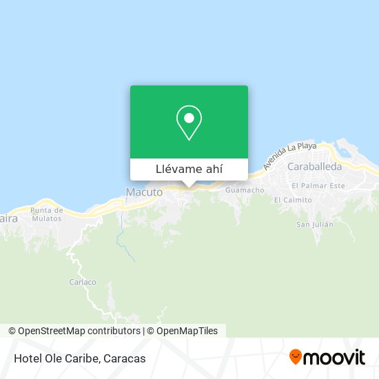 Mapa de Hotel Ole Caribe
