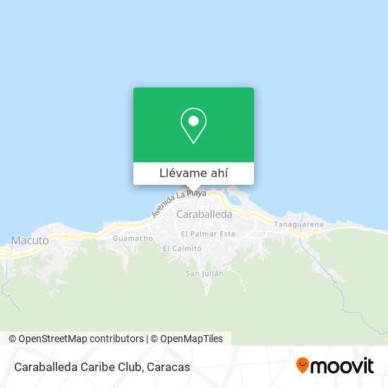 Mapa de Caraballeda Caribe Club