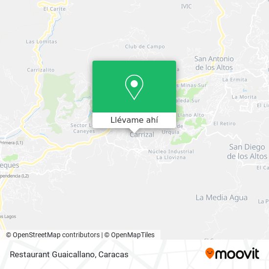 Mapa de Restaurant Guaicallano