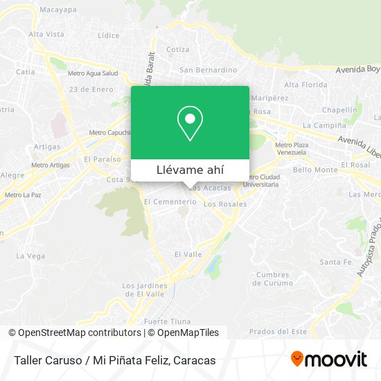 Mapa de Taller Caruso / Mi Piñata Feliz