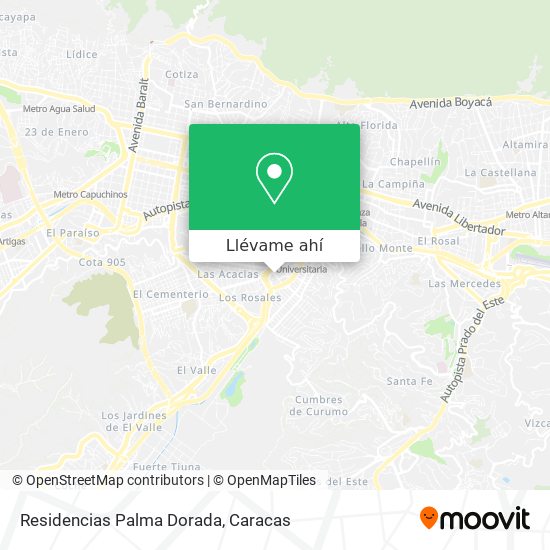 Mapa de Residencias Palma Dorada