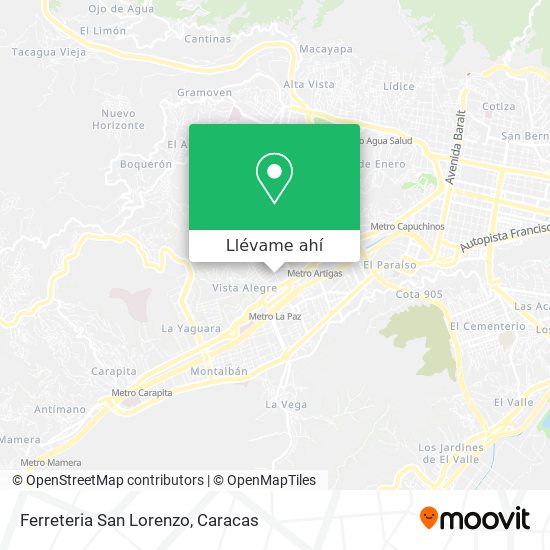 Mapa de Ferreteria San Lorenzo