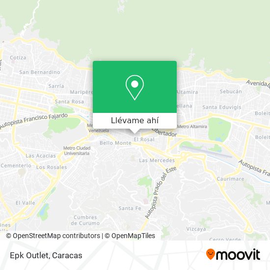 Mapa de Epk Outlet