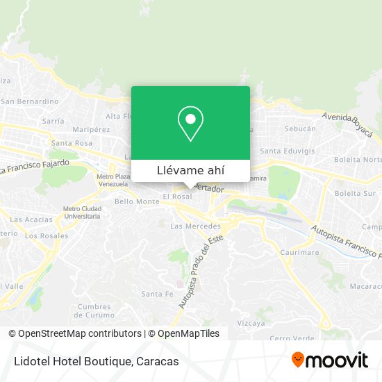 Mapa de Lidotel Hotel Boutique