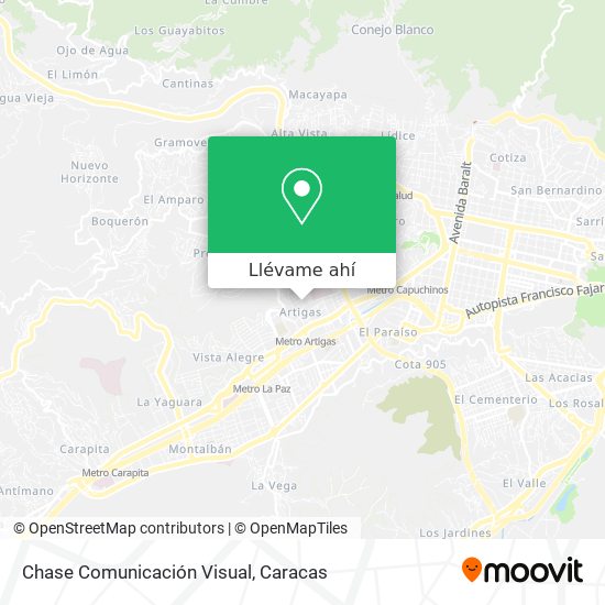 Mapa de Chase Comunicación Visual