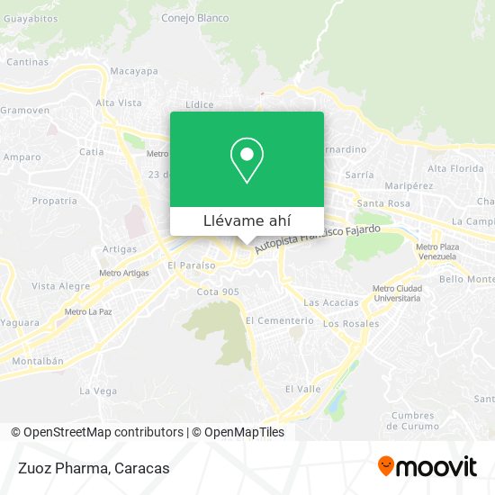 Mapa de Zuoz Pharma