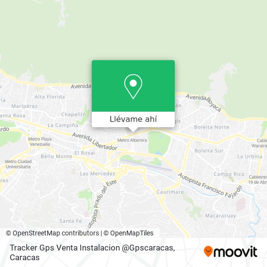 Mapa de Tracker Gps Venta Instalacion @Gpscaracas