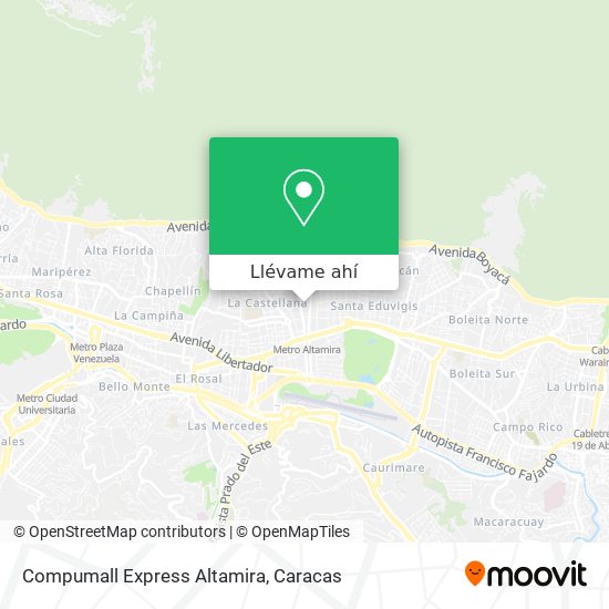 Mapa de Compumall Express Altamira