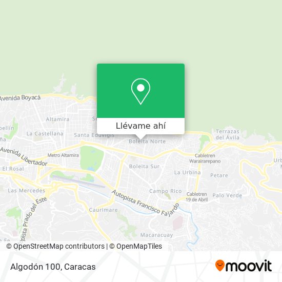 Mapa de Algodón 100