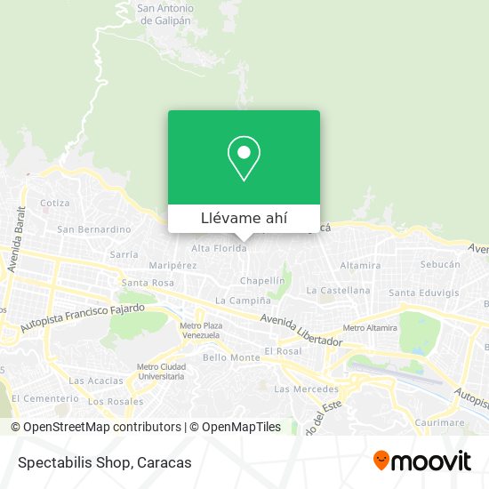 Mapa de Spectabilis Shop