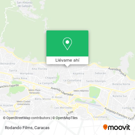 Mapa de Rodando Films