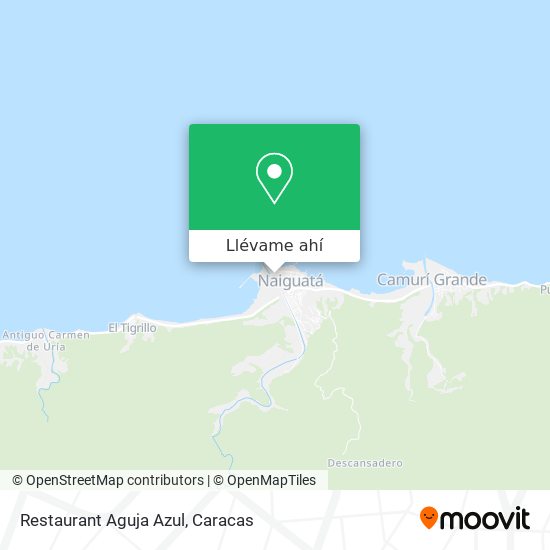 Mapa de Restaurant Aguja Azul