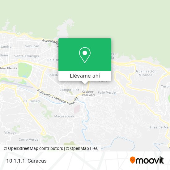 Mapa de 10.1.1.1