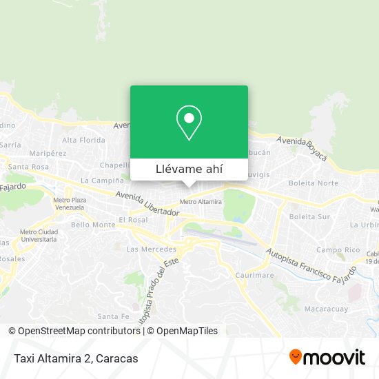 Mapa de Taxi Altamira 2