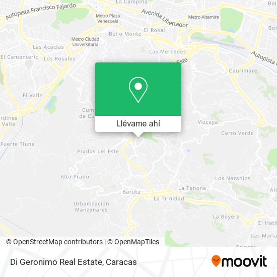Mapa de Di Geronimo Real Estate