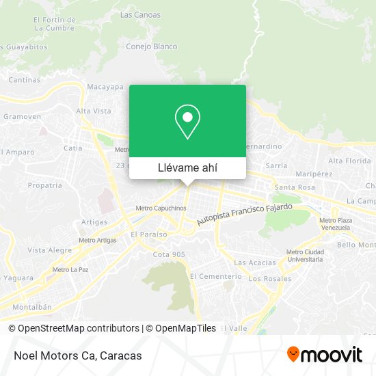 Mapa de Noel Motors Ca