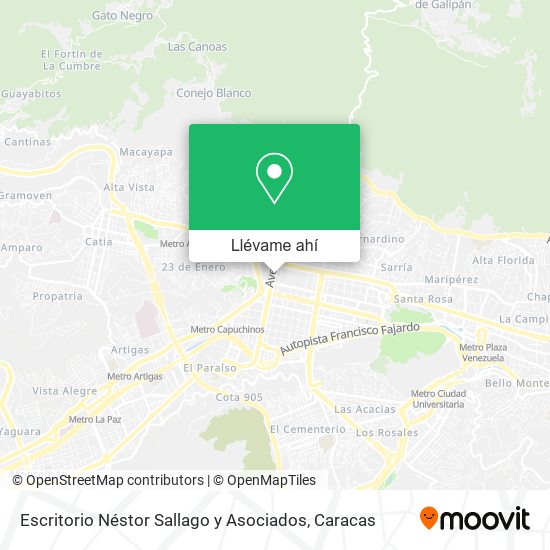 Mapa de Escritorio Néstor Sallago y Asociados