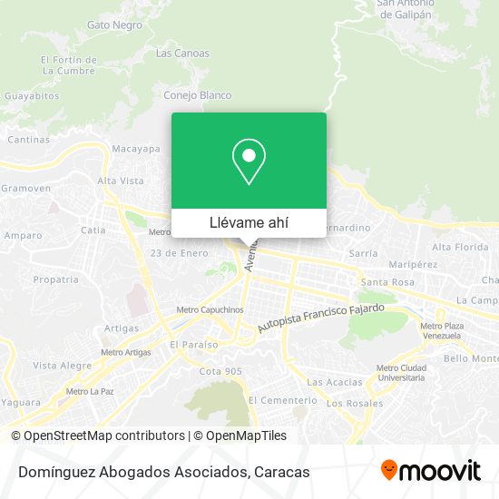 Mapa de Domínguez Abogados Asociados